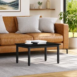 Modern Black Rectangular Coffee Table Dimensions 70x50x36cm