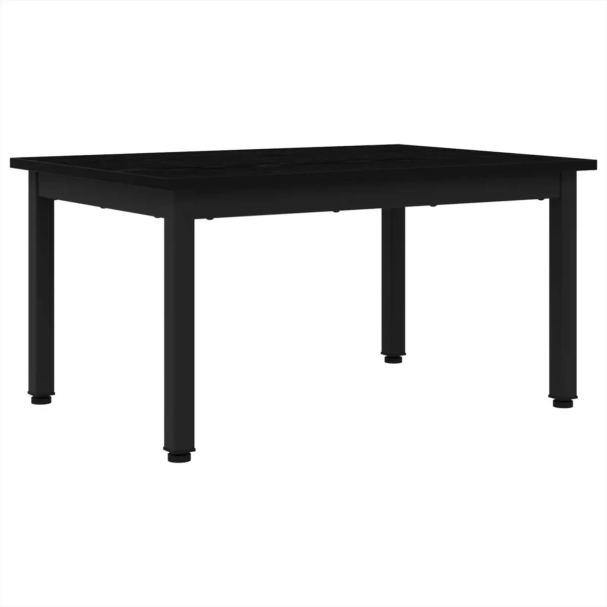 Rectangular Coffee Table Modern Black 70x50x36cm