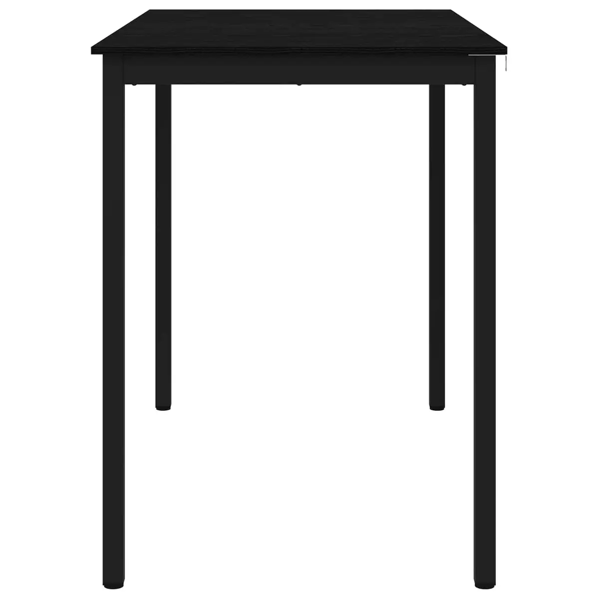 Standing Bar Table Rectangular Kitchen Dining Room Furniture Modern Design Black