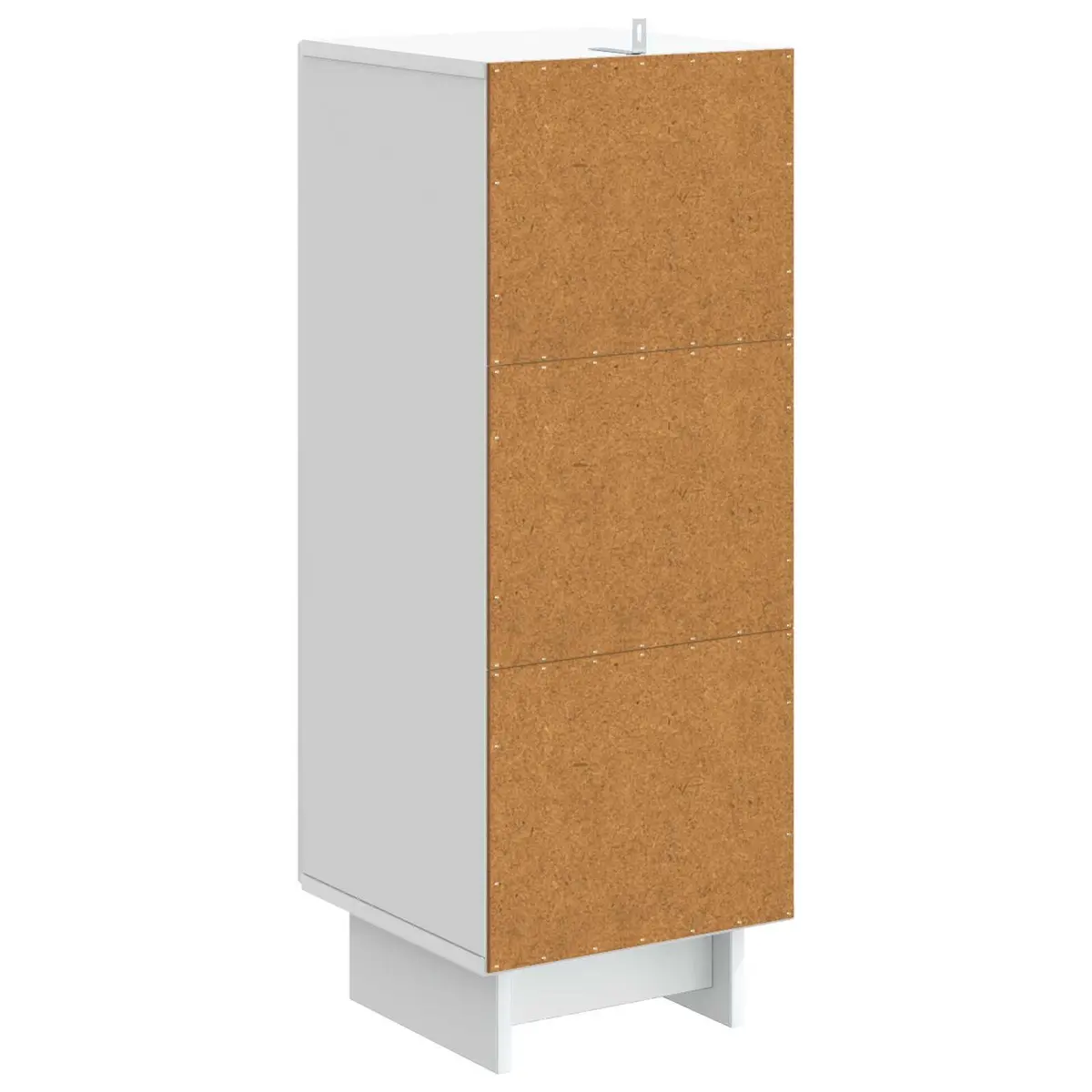 Sideboard Engineered Wood Vintage Modern Storage Cabinet 33 x 34.5 x 90 cm White