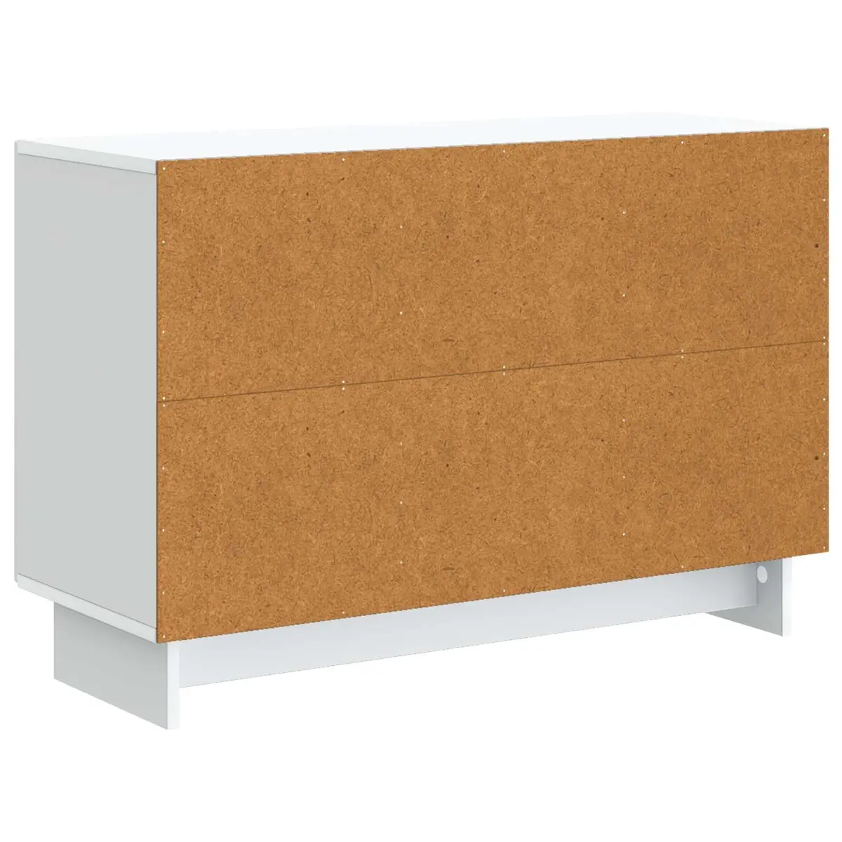Sideboard Modern Storage Cabinet with Drawers Shelves Swing Doors White 89 x 34.5 x 60 cm