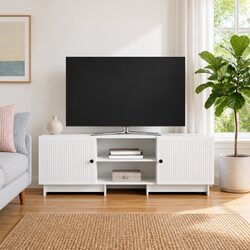 White Engineered Wood TV Cabinet 150 x 31 x 50 cm