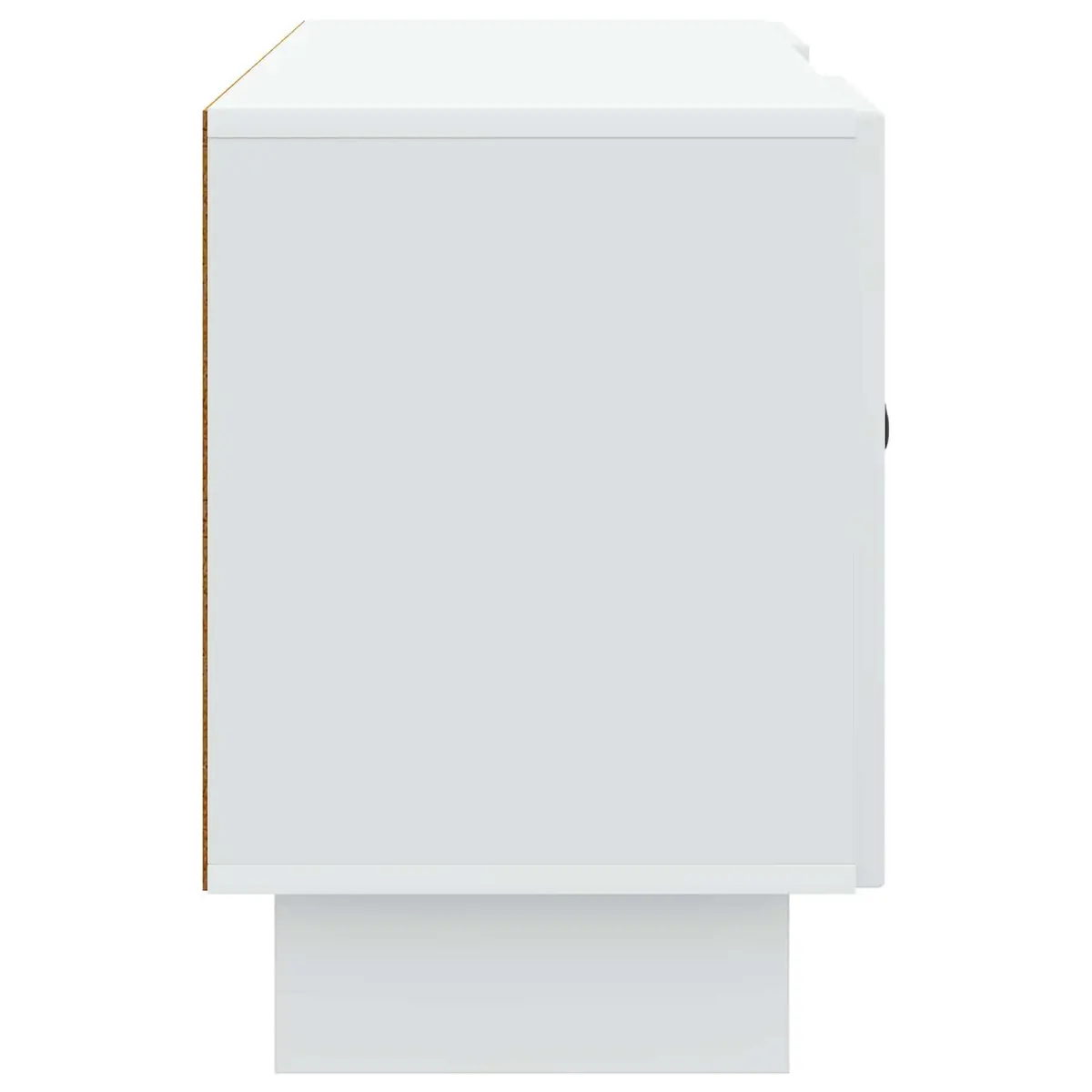 TV Cabinet Adjustable Shelves 102 x 34.5 x 50 cm White Storage Unit