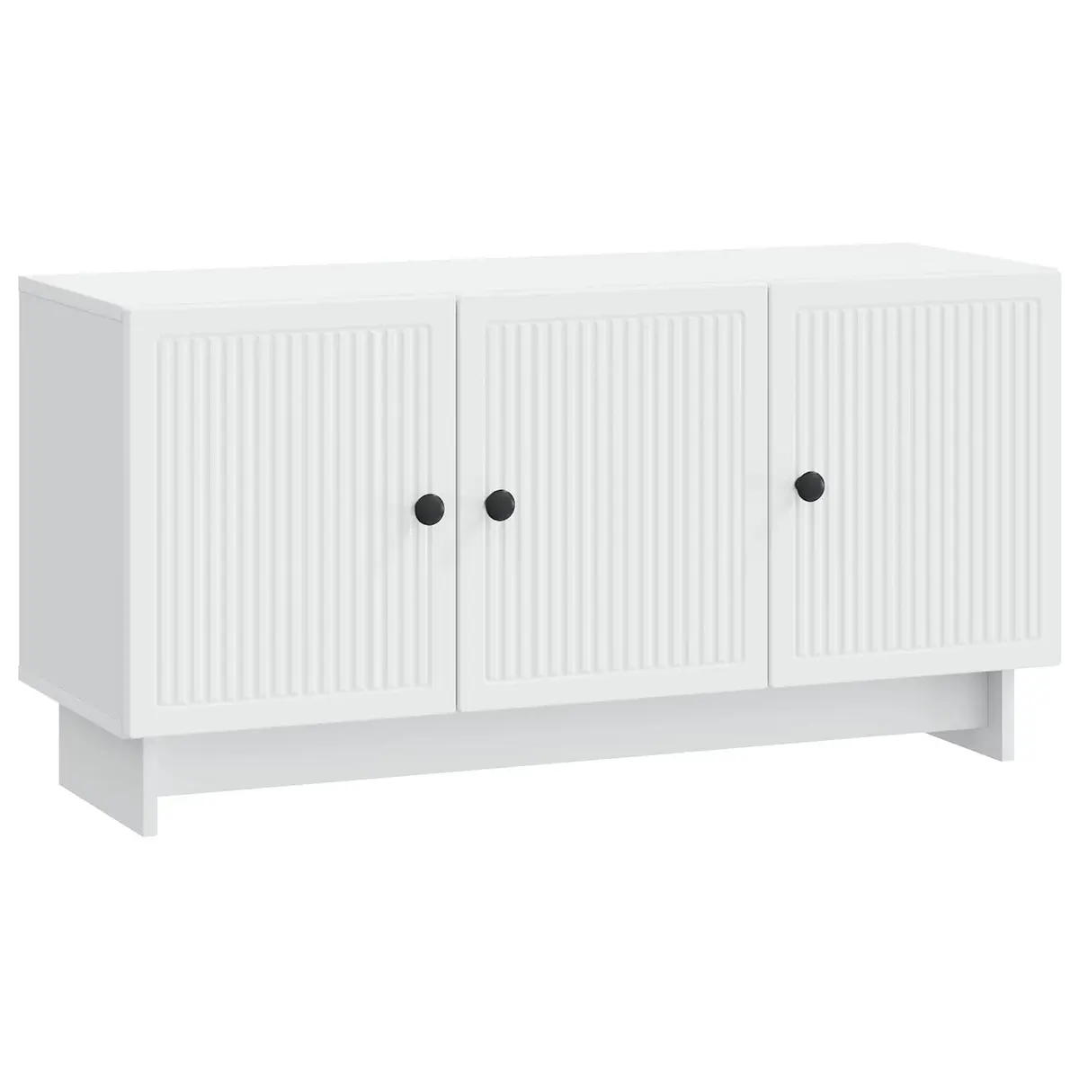 TV Cabinet Modern Storage Unit with Shelves 99x34.5x50cm White
