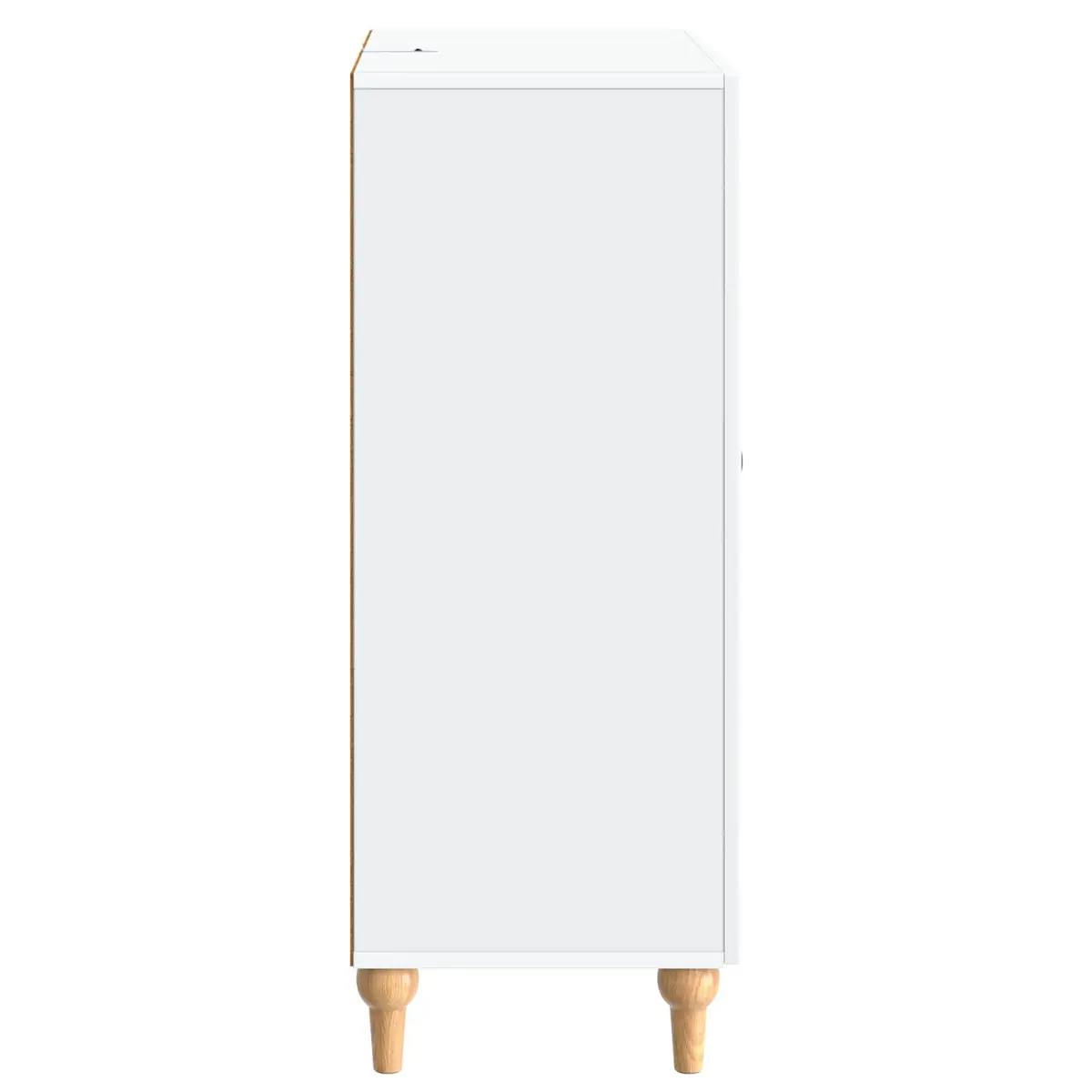 Sideboard Storage Cabinet Modern Engineered Wood 66 x 34.5 x 90 cm White
