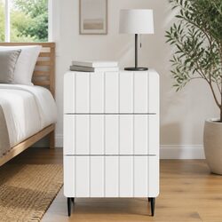 Engineered Wood Bedside Cabinet, 43 x 41 x 68 cm