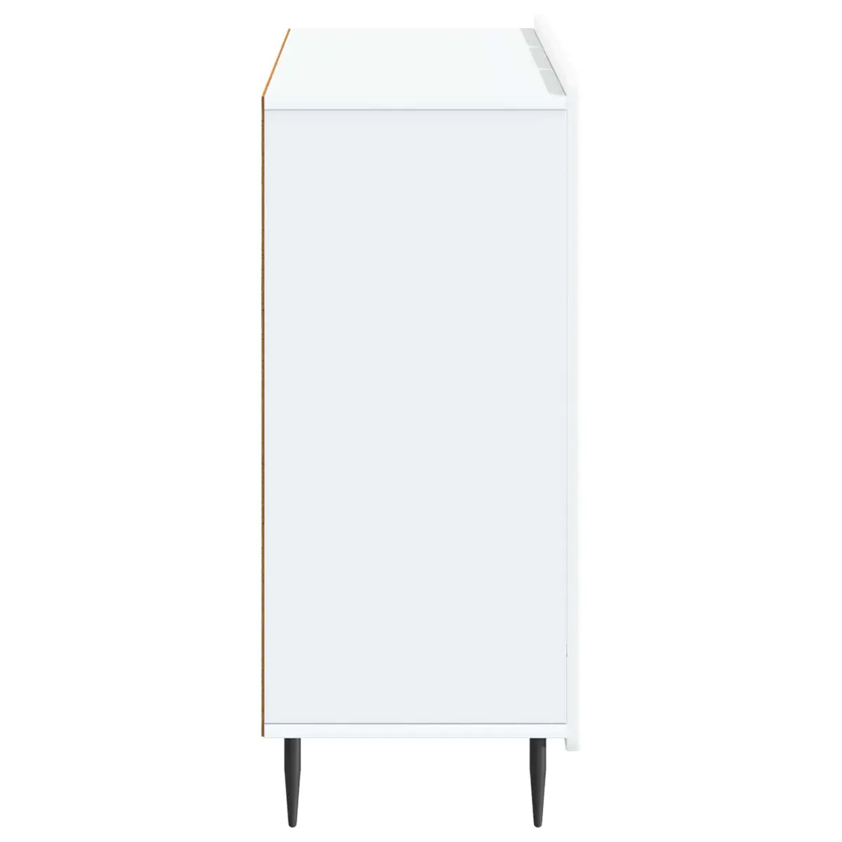 Sideboard Modern Storage Cabinet Compact 89x34.5x82cm White