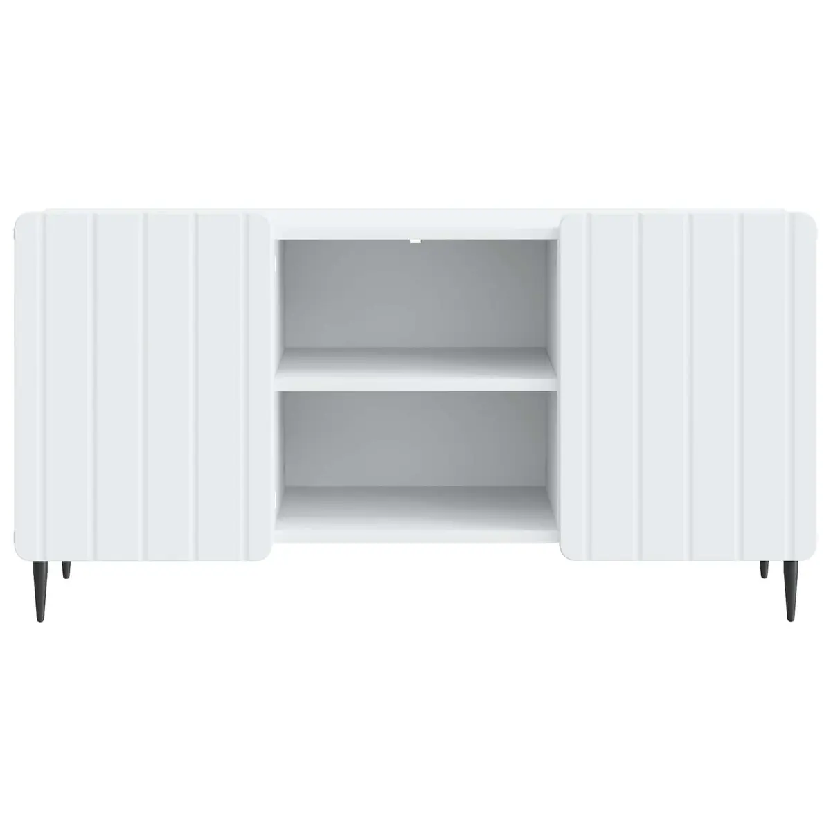 TV Stand Modern Storage Unit 102cm White Engineered Wood