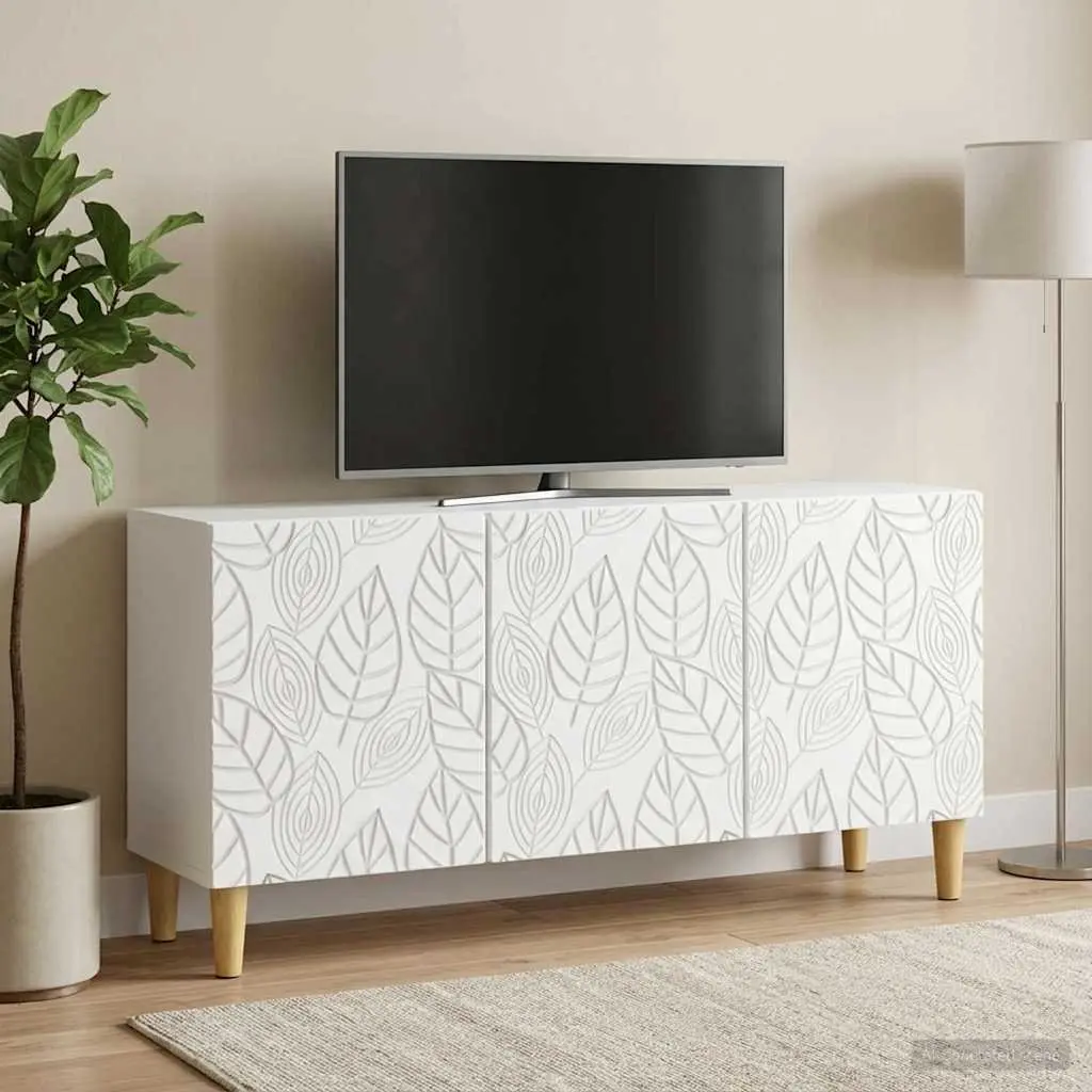 TV Cabinet Modern Storage Unit 99 x 34.5 x 50 cm White