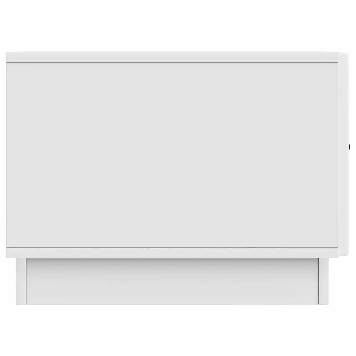 Coffee Table with Drawer Storage 49cm x 50cm x 37cm White Modern Furniture