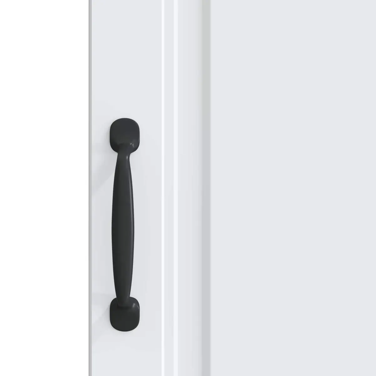 Sideboard Storage Cabinet Adjustable Shelves Drawers White 33 x 34.5 x 87 cm