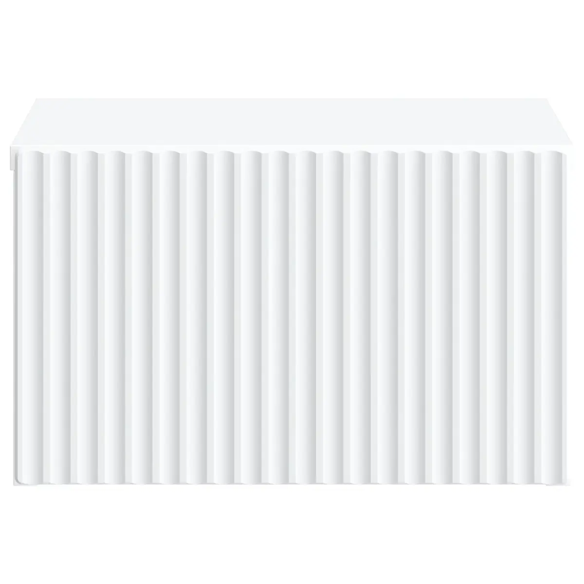Wall-Mounted Bedside Cabinet Space-Saving White 33x34.5x20cm
