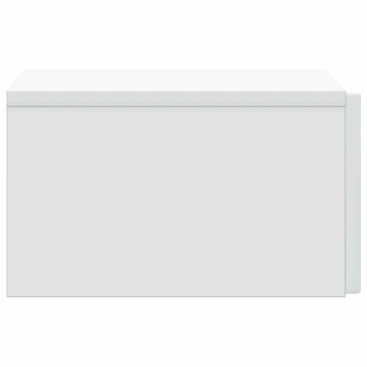 Wall-Mounted Bedside Cabinet Space-Saving White 33x34.5x20cm