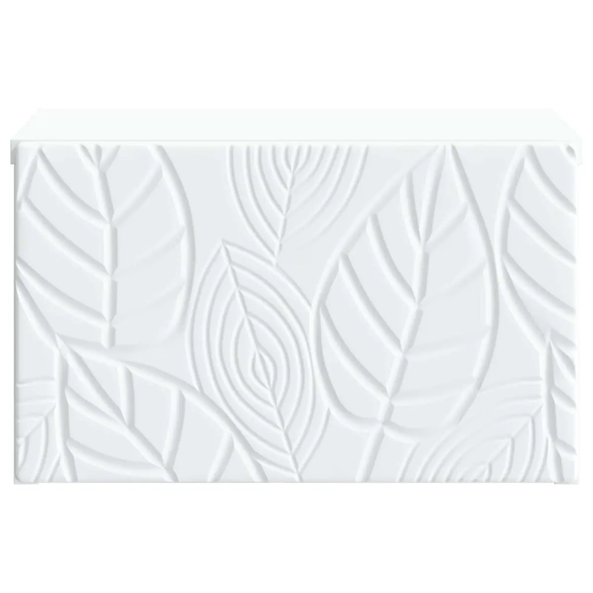 Wall-Mounted Side Table Compact Storage Drawer White