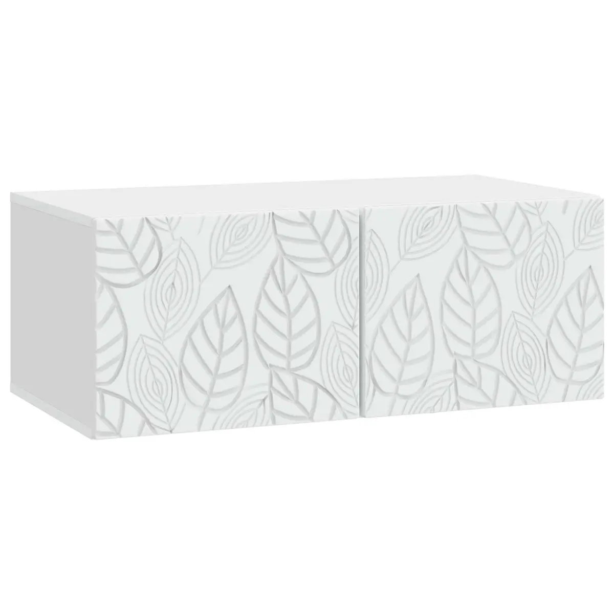 Wall-Mounted TV Cabinet 78.5 x 41 x 30 cm White Storage Unit Living Room
