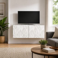 Wall-Mounted TV Cabinet - Engineered Wood, 98 x 31 cm