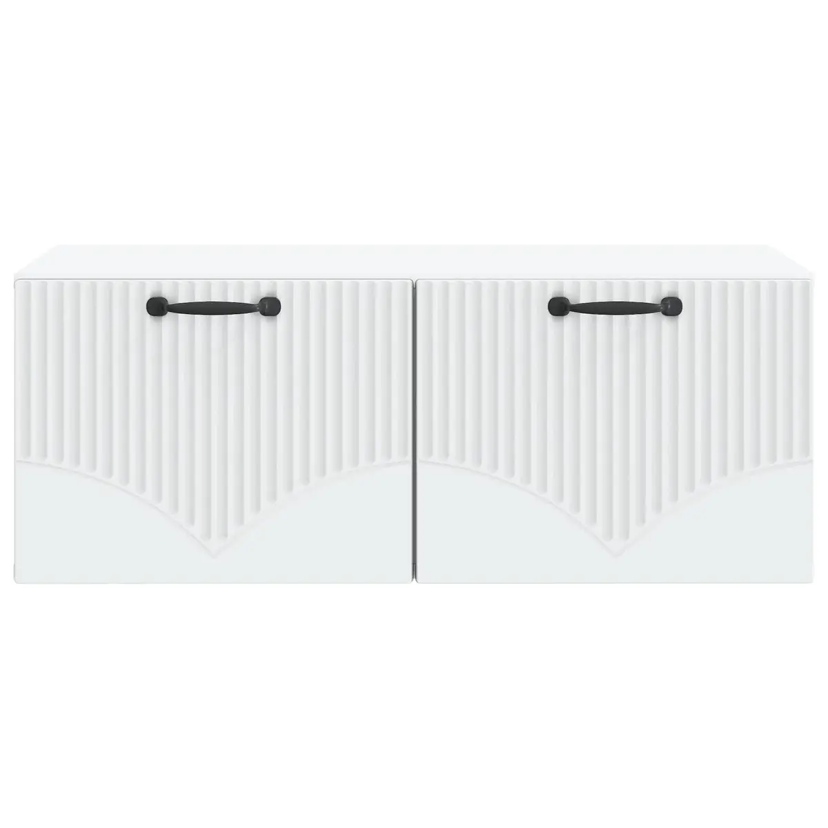Wall-Mounted TV Cabinet Space-Saving Modern 78.5 x 41 x 30 cm White