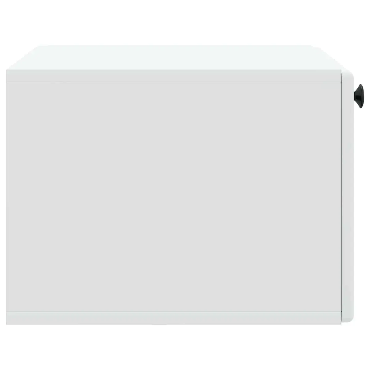 Wall-Mounted TV Cabinet Compact Storage Unit 59.5cm White