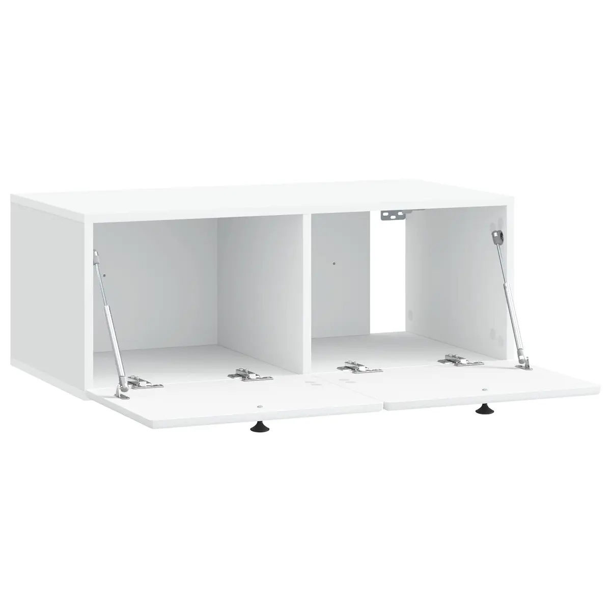 Wall-Mounted TV Cabinet 78.5 x 41 x 30 cm White Engineered Wood Storage Unit