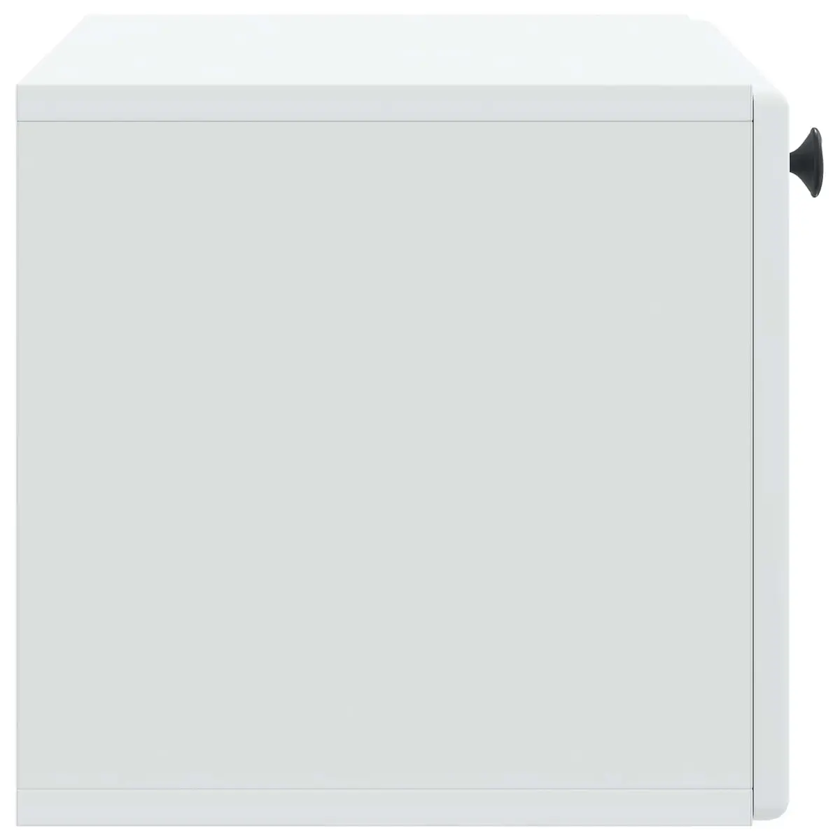Wall-Mounted TV Cabinet Compact White Engineered Wood 59.5 x 31 x 30 cm