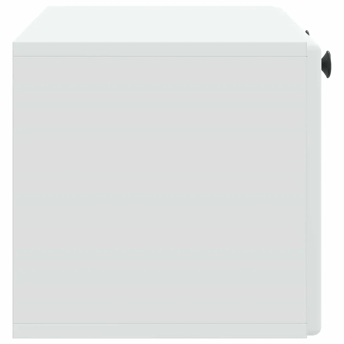 Wall-Mounted TV Cabinet Space-Saving 78.5 x 31 x 30 cm White Engineered Wood Storage Unit
