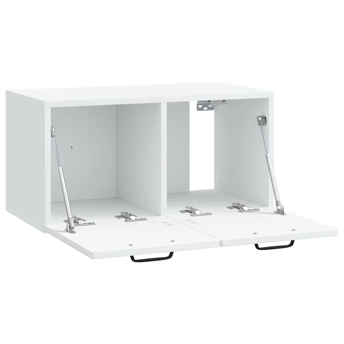 Wall-Mounted TV Cabinet Space Saving 59.5 x 31 x 30 cm White