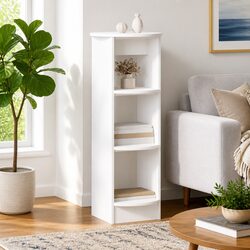 Engineered Wood White Storage Cabinet 40x40x100cm