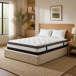 Single Hybrid Pocket Spring Foam Mattress, Medium-Firm