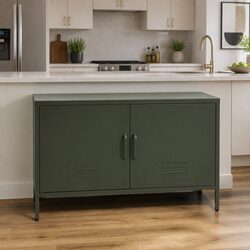 Buffet Sideboard Storage Cabinet with Wall Mount