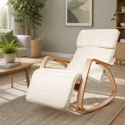 Rocking Armchair with Adjustable Footrest Specifications