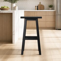 Sturdy Bar Stools with Beech Wood Construction