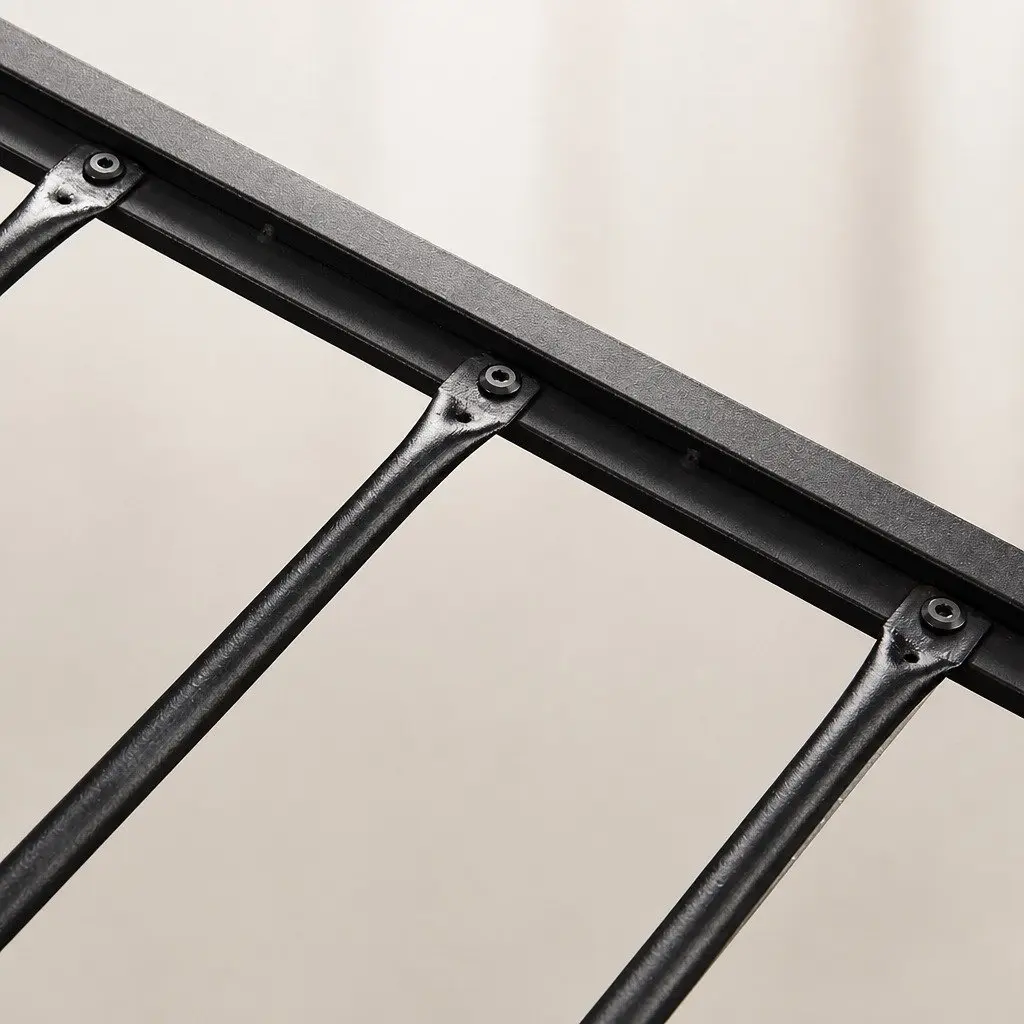 Double Bed Frame Noise-Free Support Double Brown