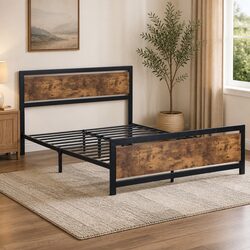 Steel Bed Frame with Storage – Double and Queen Sizes