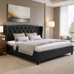 Modern King Bed Frame for Stylish Interiors