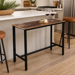 Industrial High Bar Table for Versatile Use