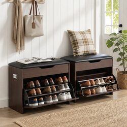 Shoe Bench with Lift-Up Seat and Storage Specifications
