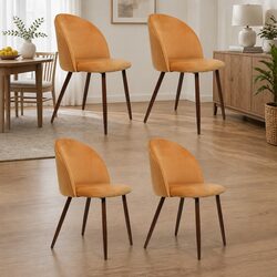 Contemporary Velvet Dining Chairs Set of 4 for Stylish Spaces
