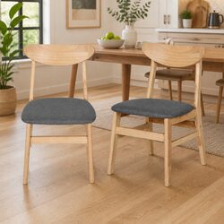 Sleek and Modern Dining Chairs Set of 2