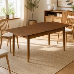 Extendable Dining Table 1.6–2M with Butterfly Leaf