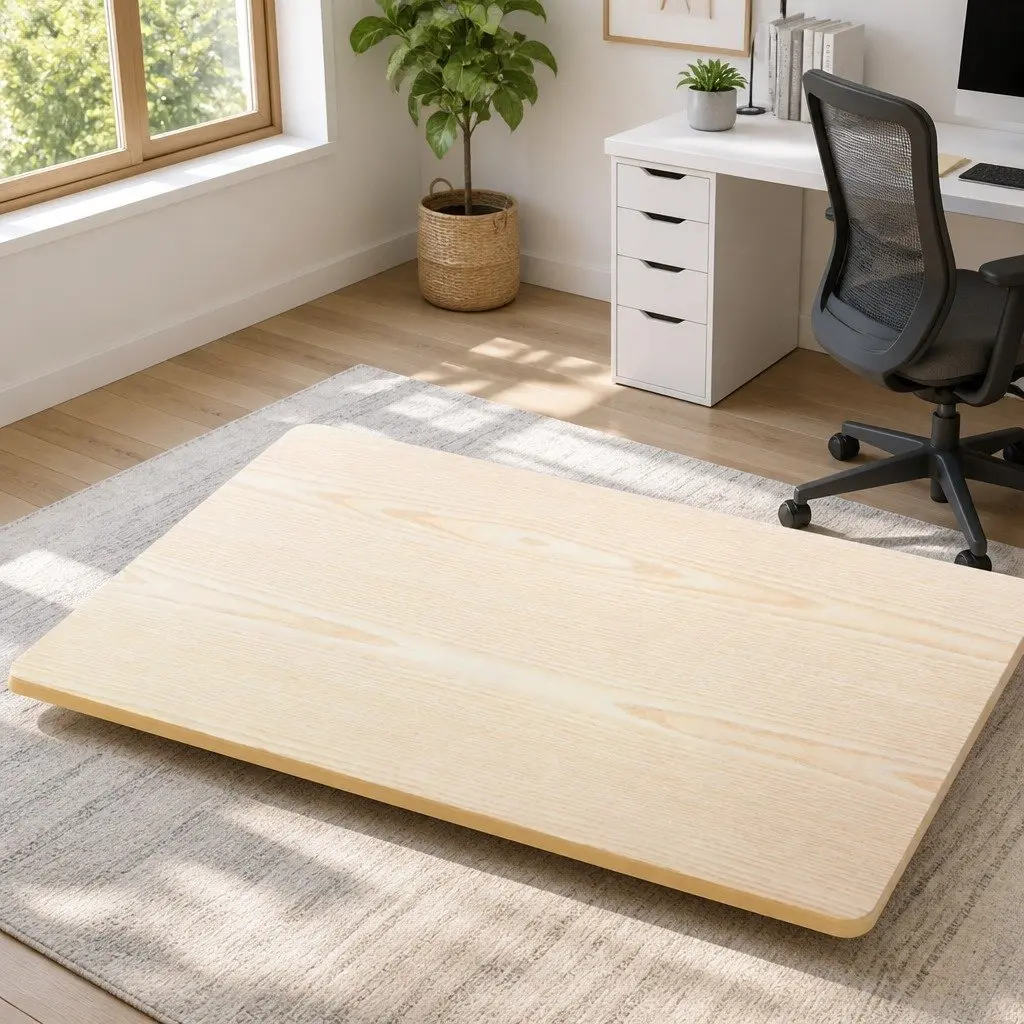 Standing Desk Top Pre-Drilled 140cm White Oak