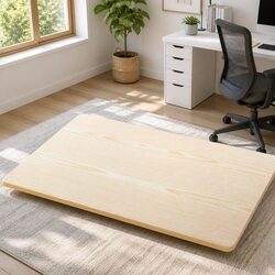140cm White Oak Work Surface for Standing Desks