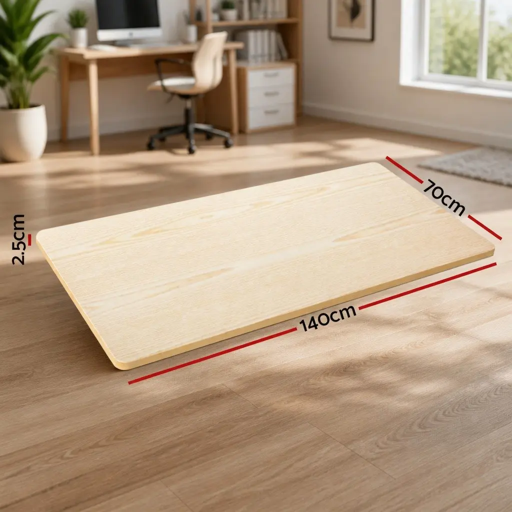 Standing Desk Top Pre-Drilled 140cm White Oak
