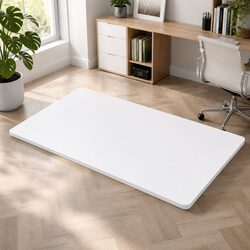 Durable Standing Desk Top 140cm White Finish