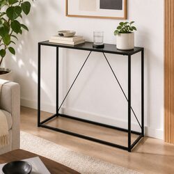Functional 2-Tier Console Table for Entryways