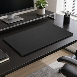 140x70cm Black MDF Desktop Table Top for Office