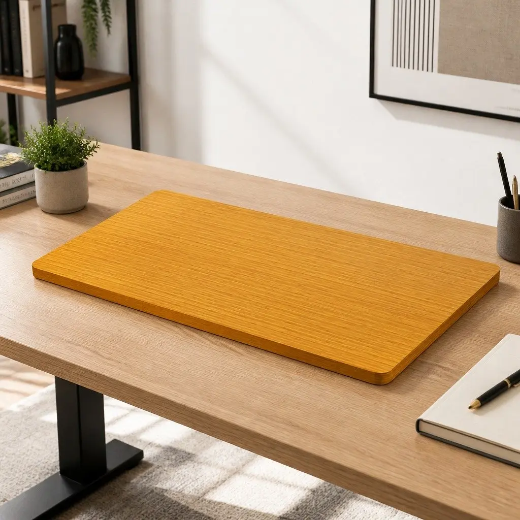Desktop Table Top Smooth Surface 140x70cm Natural Wood