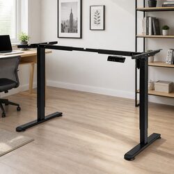 Single Motor Electric Standing Desk Frame with Adjustable Height