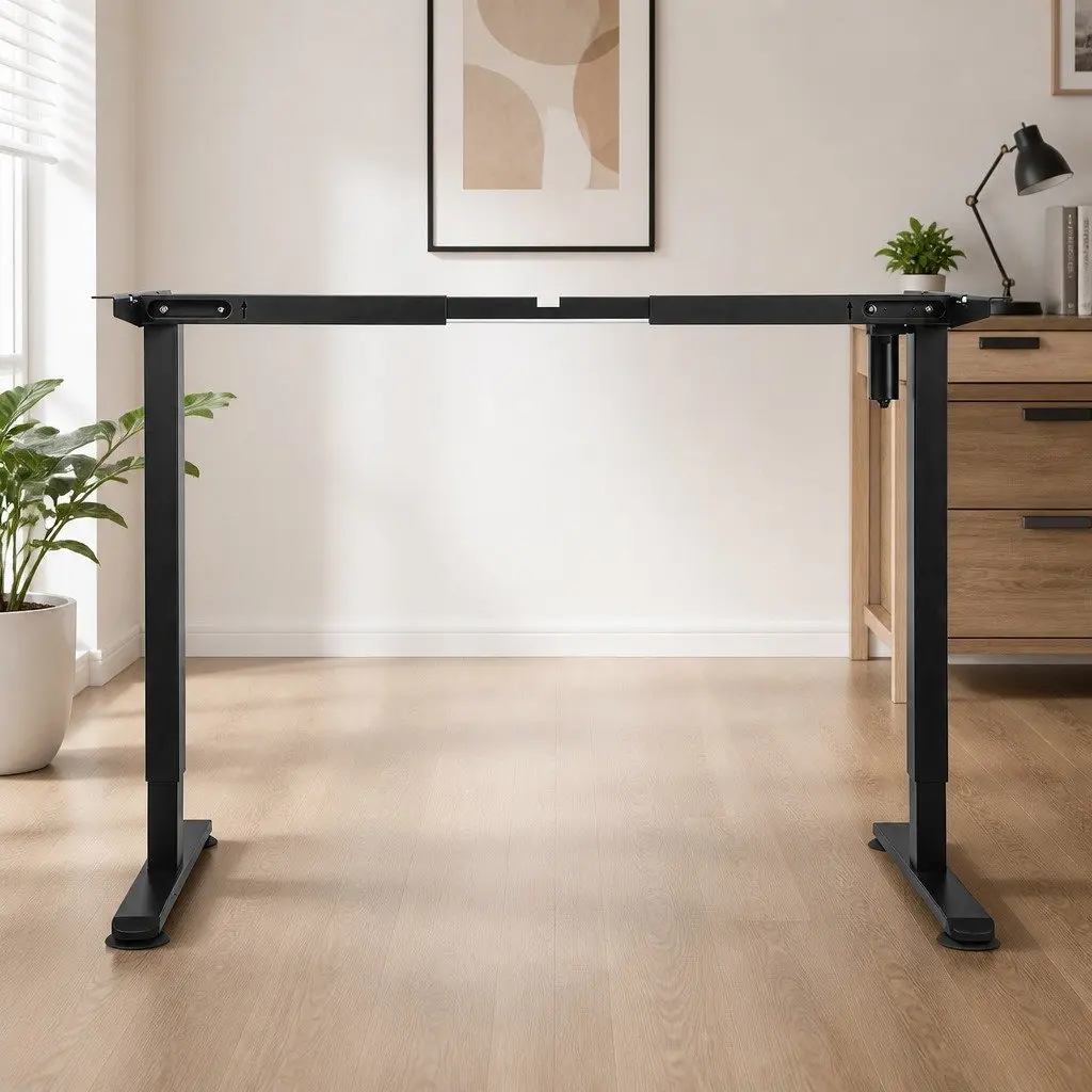 Electric Standing Desk Frame Height Adjustable Black