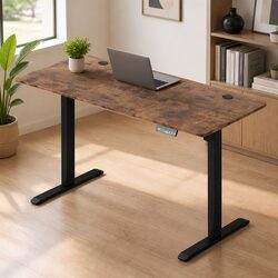 Motorised Adjustable Height Desk 140cm for Office