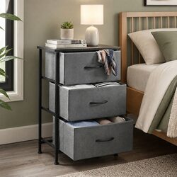 Functional 3 Drawer Dresser with Durable Construction